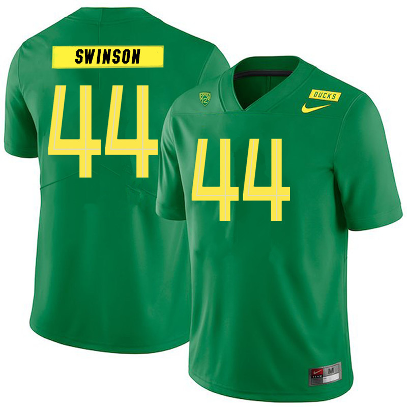Men #44 Bradyn Swinson Oregon Ducks College Football Jerseys Sale-Green
